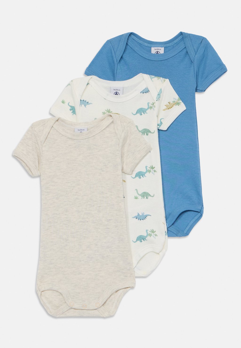 

Боди BÉBÉ UNISEX 3 PACK Petit Bateau, мультиколор