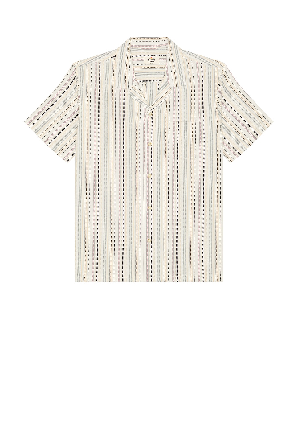 

Рубашка курортного стиля Dobby Marine Layer, natural multi stripe