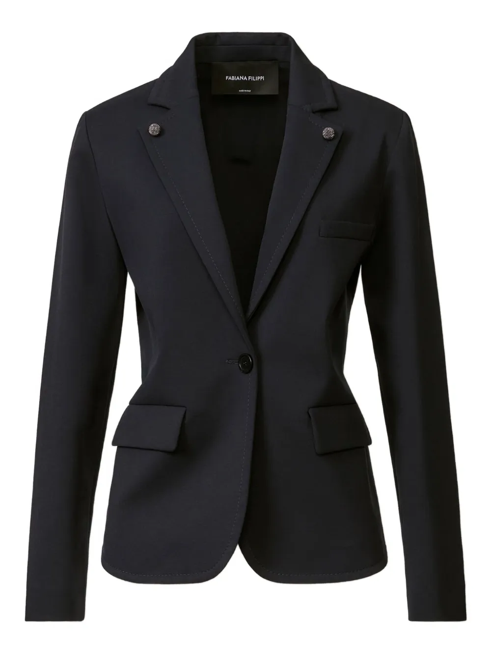 

Однобортный пиджак Fabiana Filippi, синий
