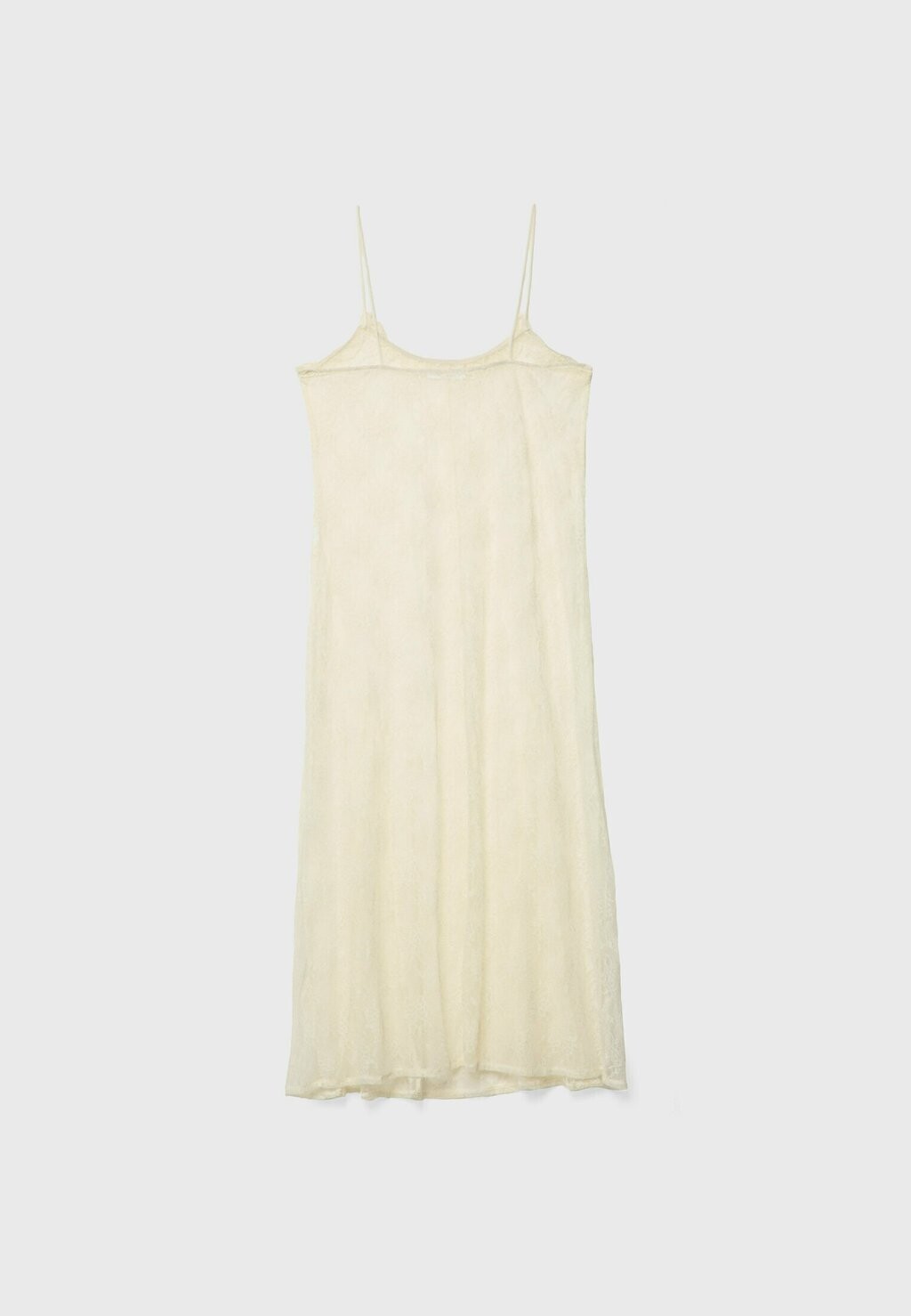 

Дневное платье STRAPPY MIDI Stradivarius, белый