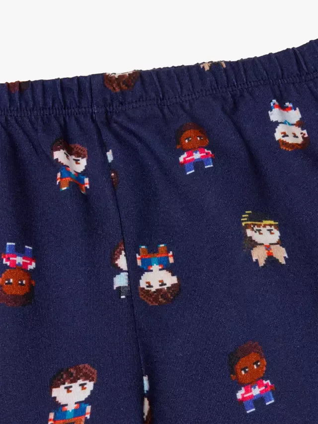 Детский пижамный комплект X Stranger Things, серый/разноцветный Benetton — фото 3