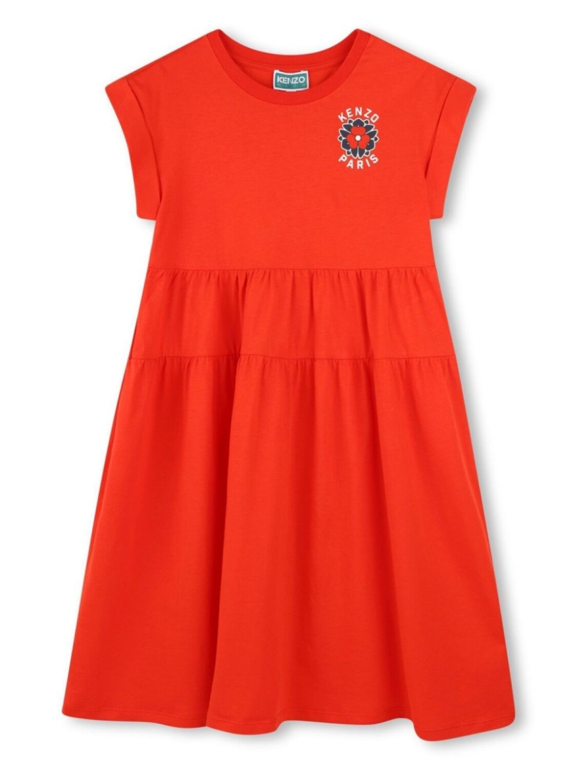 

Kenzo Kids платье с логотипом, красный