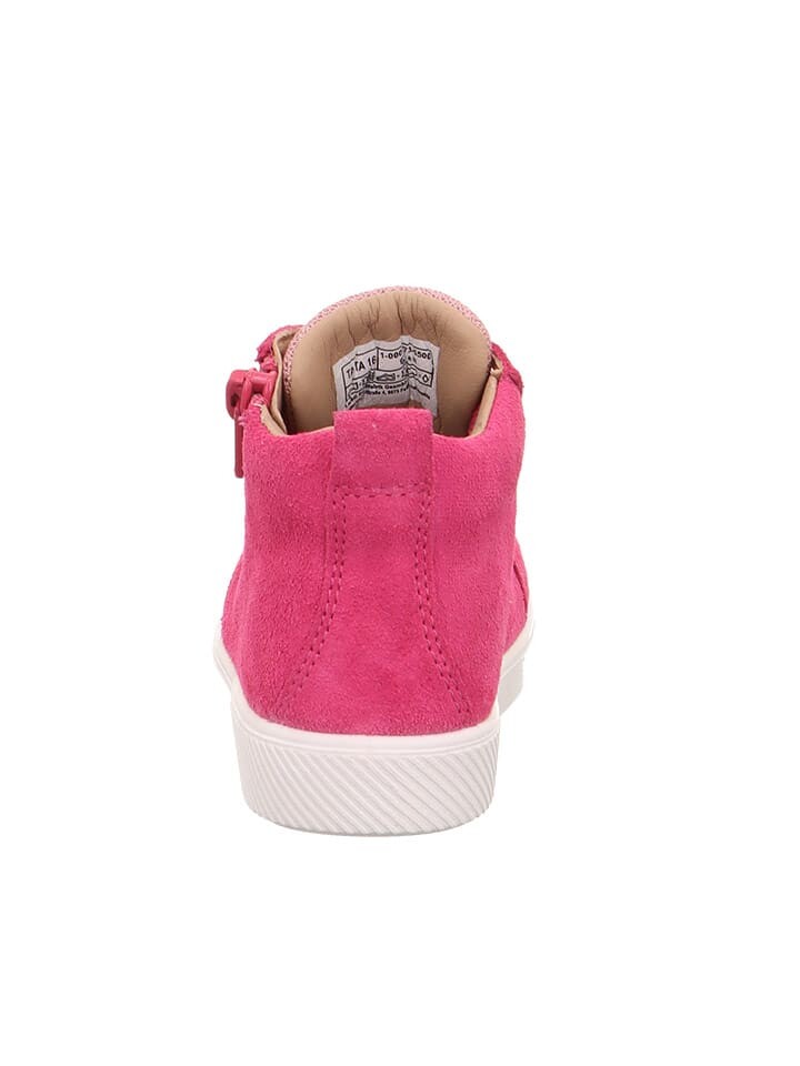 Высокие кроссовки superfit Leder-Sneakers, розовый — фото 4