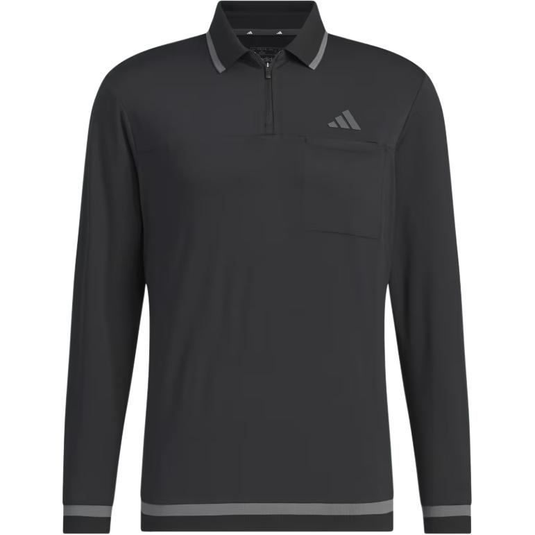 Adidas Polo футболка Cold.Rdy Collection для мужчин, черная — фото 3