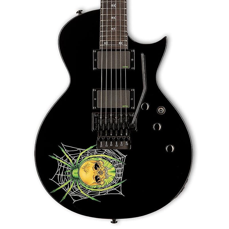 

Электрогитара LTD 30th Anniversary KH-3 Kirk Hammet Signature Model - Black Spider Graphic