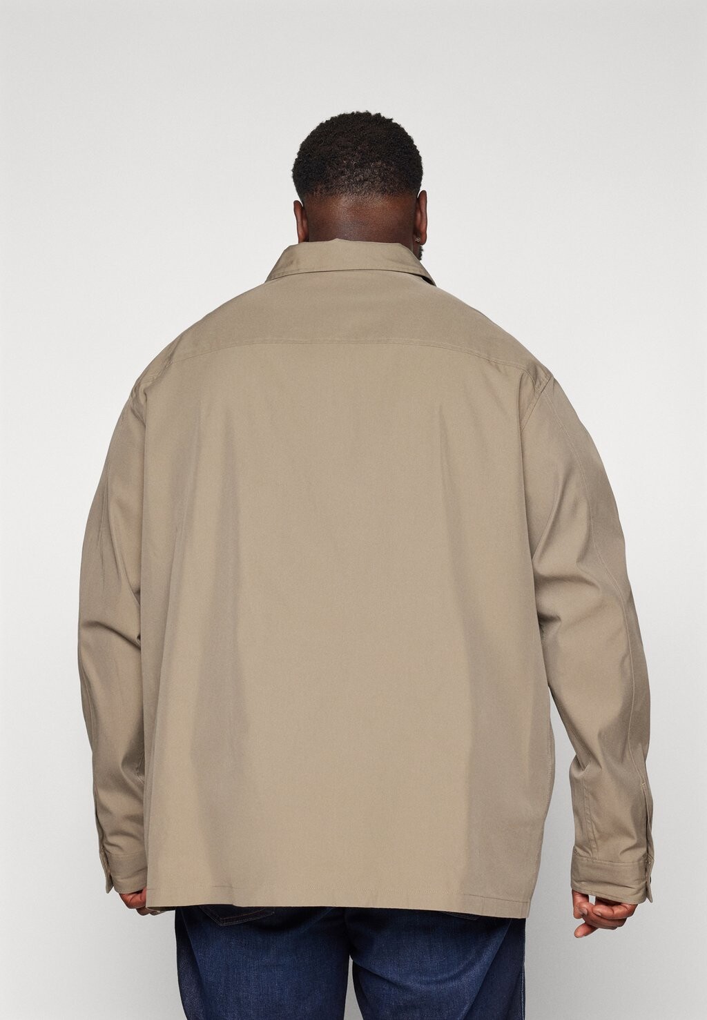 

Легкая куртка OVERSHIRT Calvin Klein, бежевый