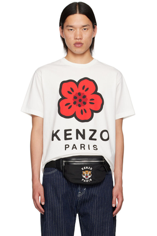 

Белая футболка Kenzo Paris Boke Flower