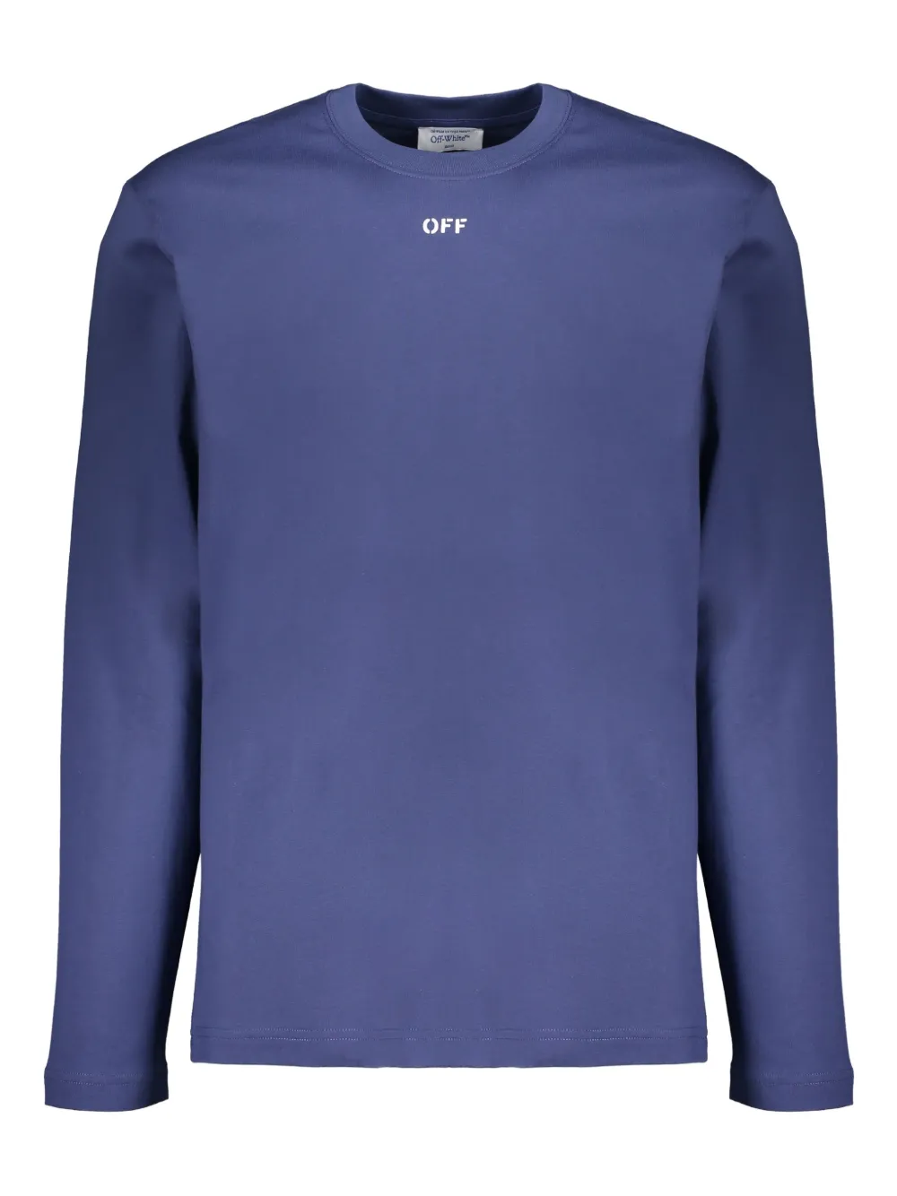

Футболка с длинными рукавами и круглым вырезом Off-White, синий