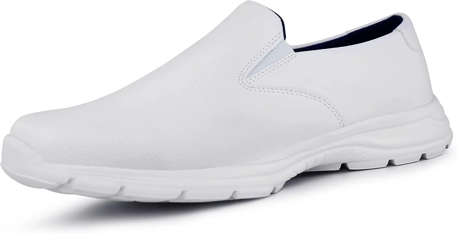 

Мужские слипоны Hawkwell, легкие, с противоскользящей подошвой, удобные обувь для медсестер, белый