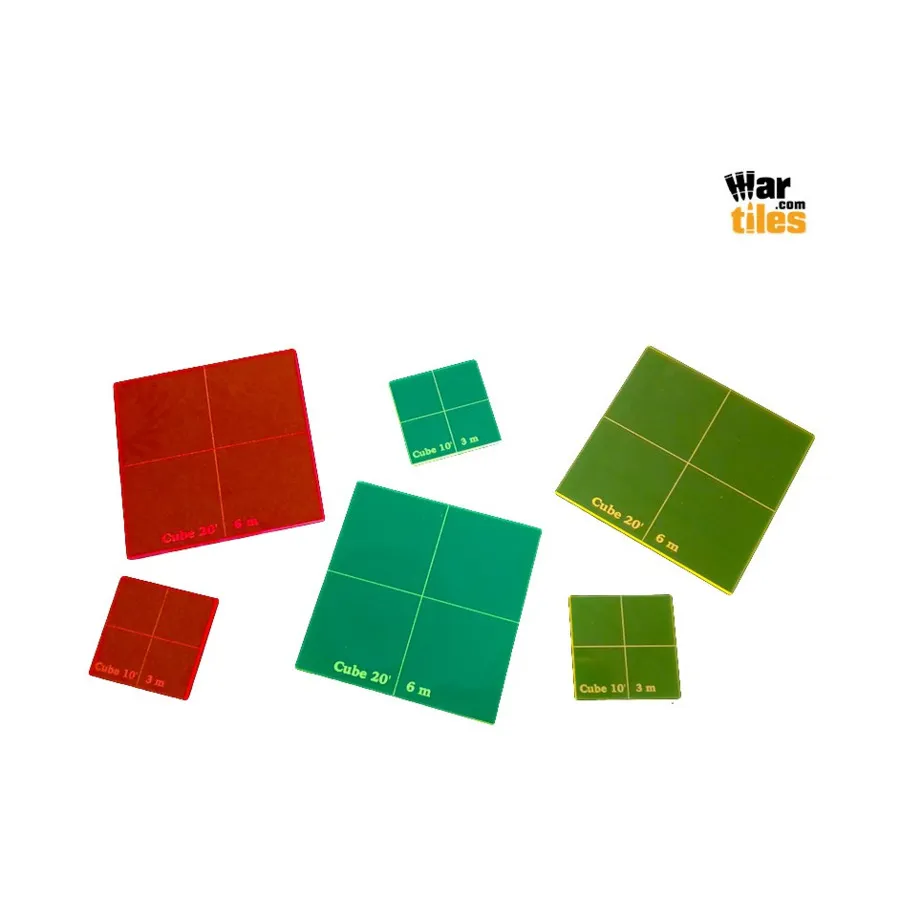 

Шаблон куба - черный, War Tiles - RPG Templates and Trackers