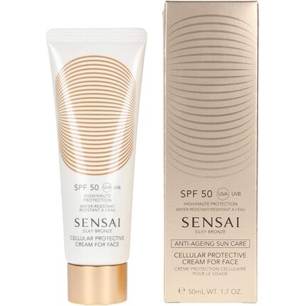 

Клеточный защитный крем для лица «Шелковистая бронза» Spf50+ 50мл, Sensai