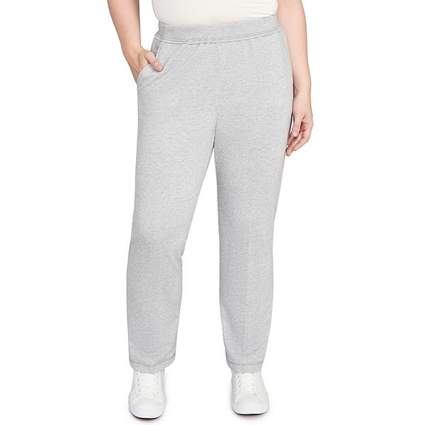 

Укороченные брюки с наклонными карманами Petite Alfred Dunner, Oat Heather