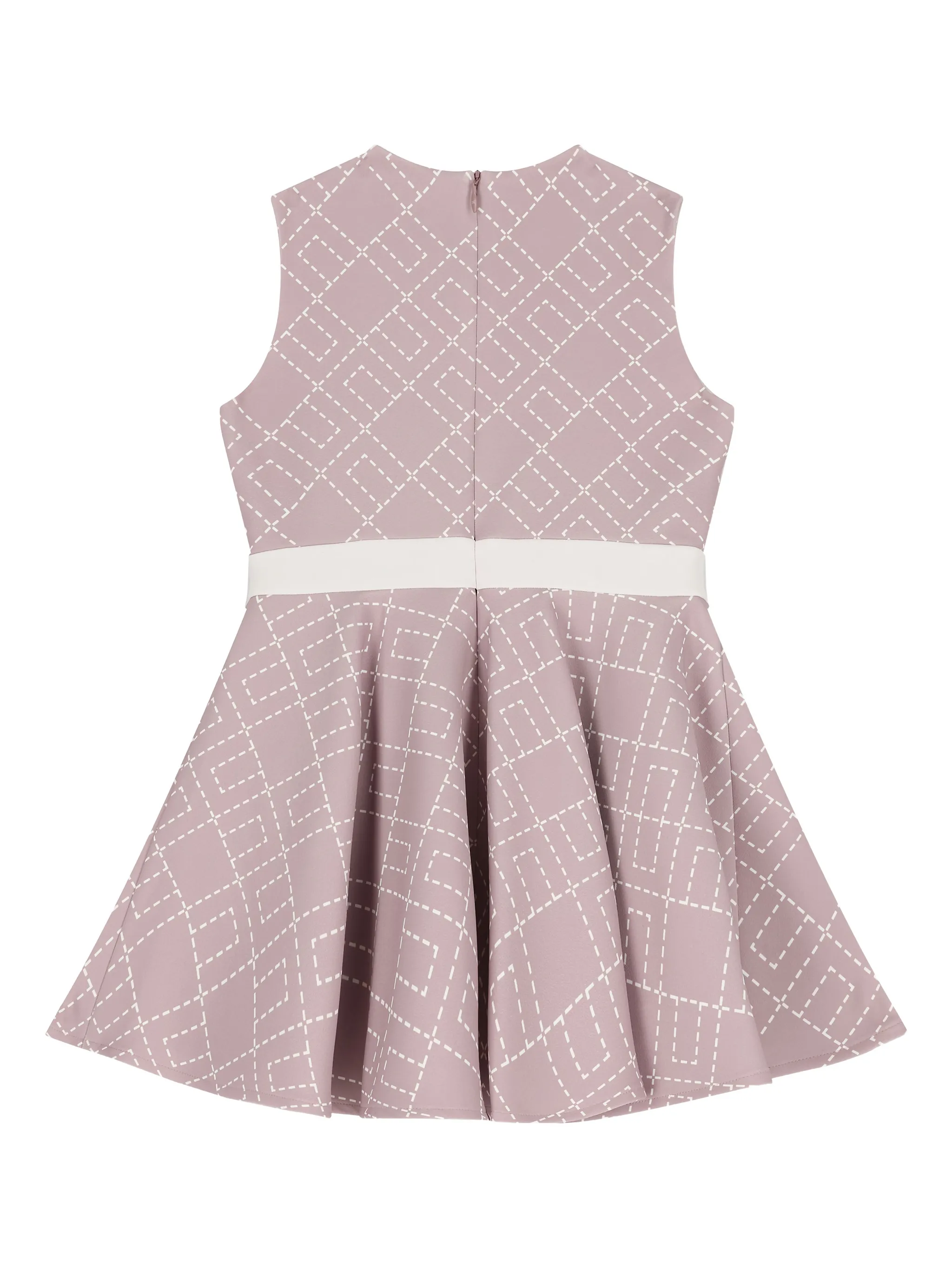 Платье с монограммой Elisabetta Franchi Kids, розовый — фото 2