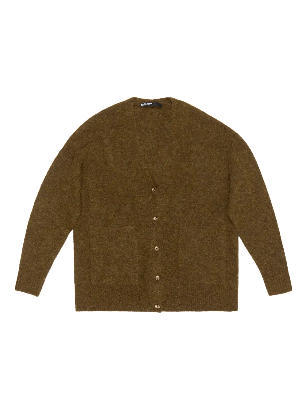 

Кардиган с накладными карманами Bimba Y Lola, зеленый