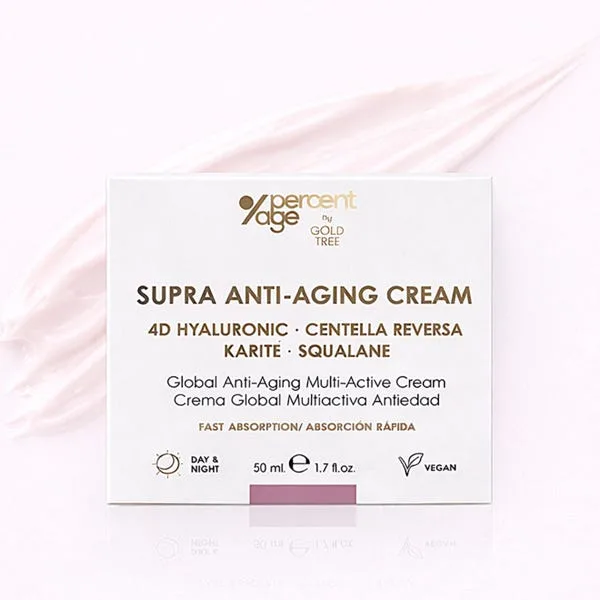 Крем для лица PERCENTAGE BY GOLD TREE — Supra Anti-Aging Cream, 50 мл — фото 2