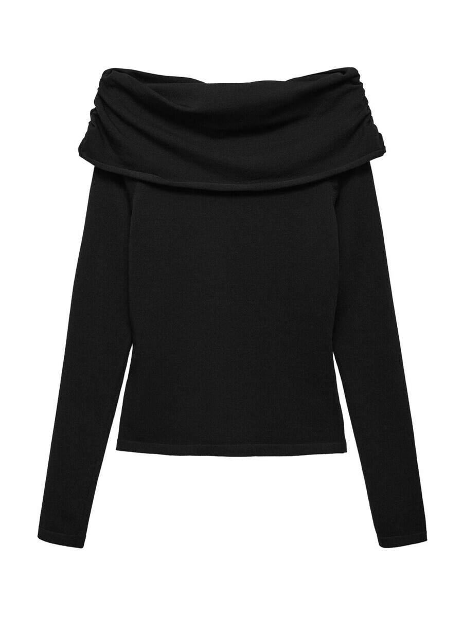 

Базовый свитер MANGO Sweater GLOSSY, черный