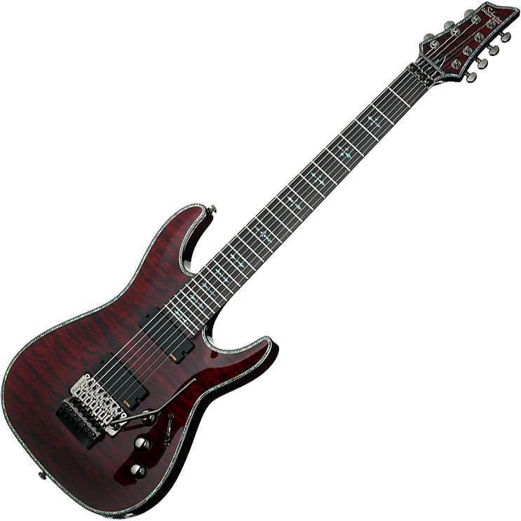 

Электрогитара Schecter Hellraiser C-7 FR Electric Guitar Black Cherry