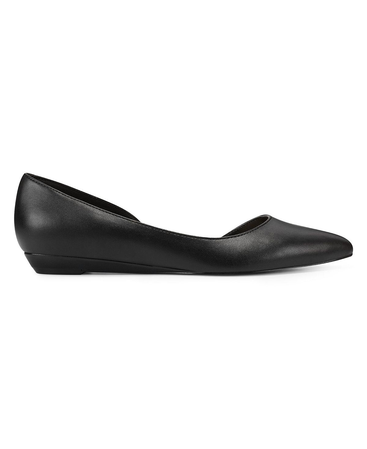 Женские слипоны с острым носком Saige D'orsay Nine West, черный — фото 2