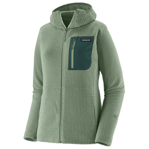 

Женская толстовка с капюшоном R1 Air на молнии - флисовая куртка Patagonia, Ellwood Green