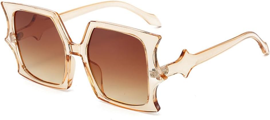 

Ретро-солнцезащитные очки для женщин и мужчин, модный тренд, роскошные солнцезащитные очки для женщин, для вечеринок на открытом воздухе, защита от УФ-излучения UV400 TKKTLLT, Champagne Tea