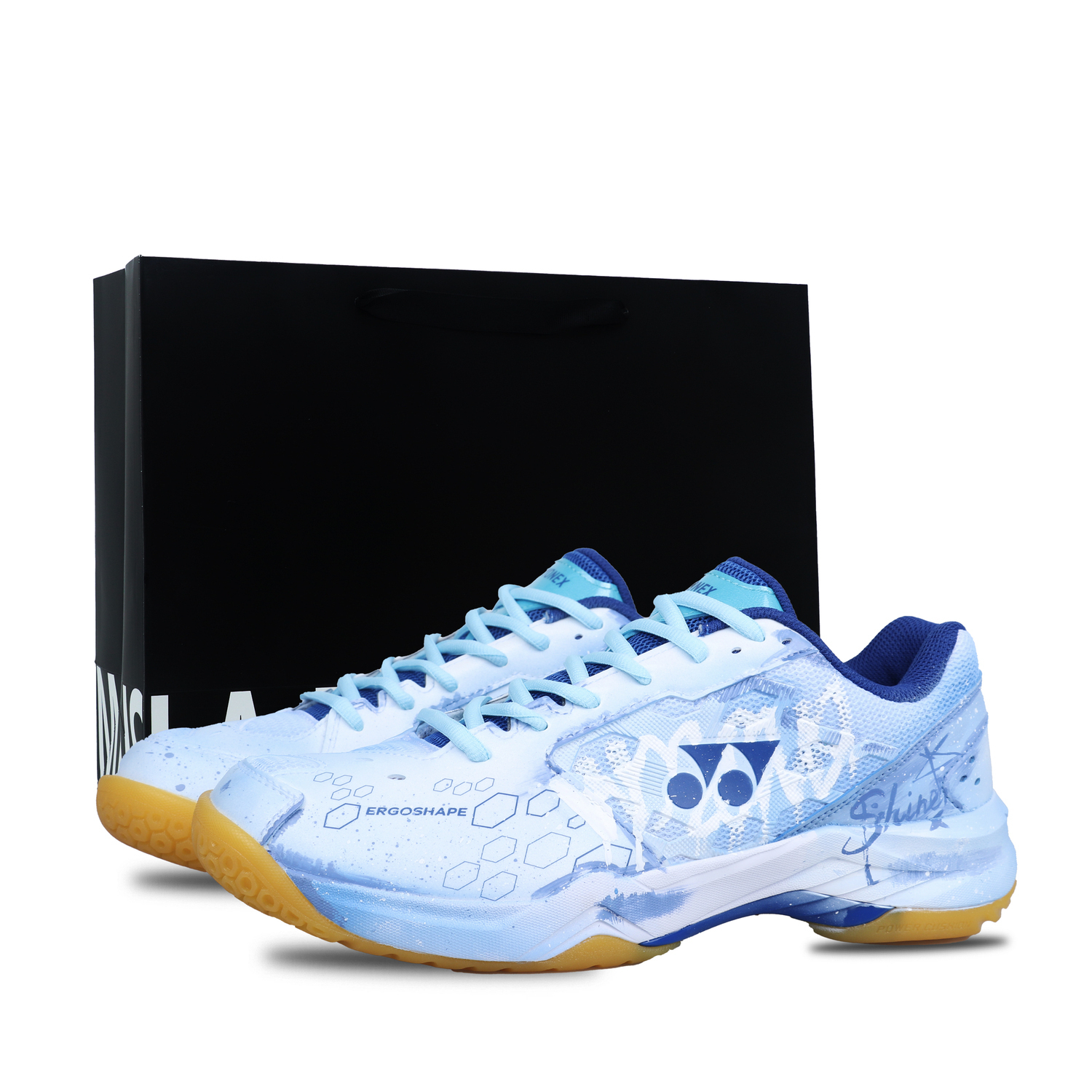 

Yonex Ударопрочные легкие низкие кроссовки для бадминтона Power Cushion Support, унисекс, синий