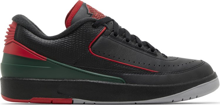 

Кроссовки Air Jordan 2 Retro Low 'Christmas', черный, Серый;черный, Кроссовки Air Jordan 2 Retro Low 'Christmas', черный