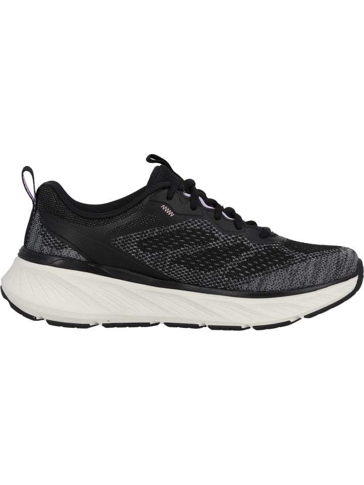 Элегантные туфли на шнуровке Skechers, цвет black knit/lavender trim — фото 3