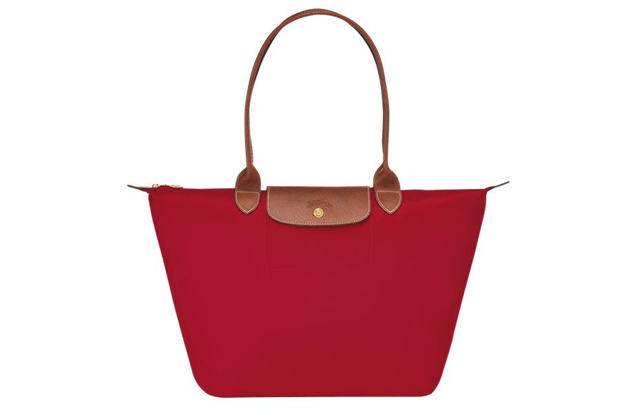 

Сумка-шоппер Le Pliage Fabric Portable Tote Dumpling большая женская LONGCHAMP, красный