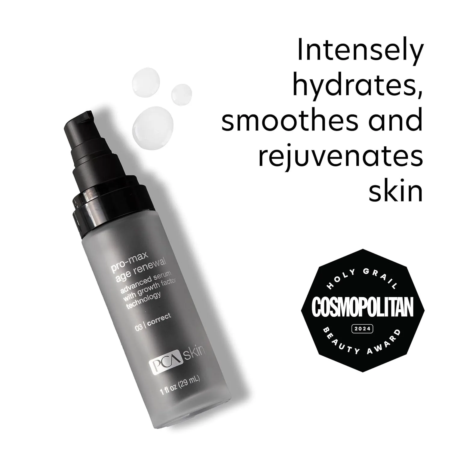 Сыворотка Pca Skin — Pro Max Age Renewal против старения, для уменьшения морщин и подтяжки кожи лица и шеи, 29.6 мл — фото 4