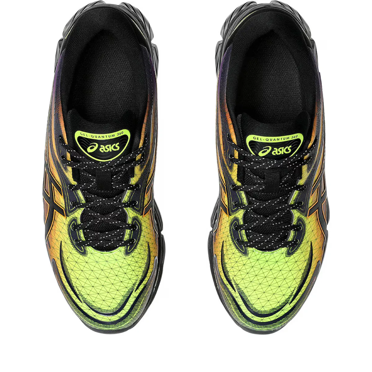 Кроссовки унисекс повседневные GEL-QUANTUM 360 VIII Asics, желтый/черный — фото 3
