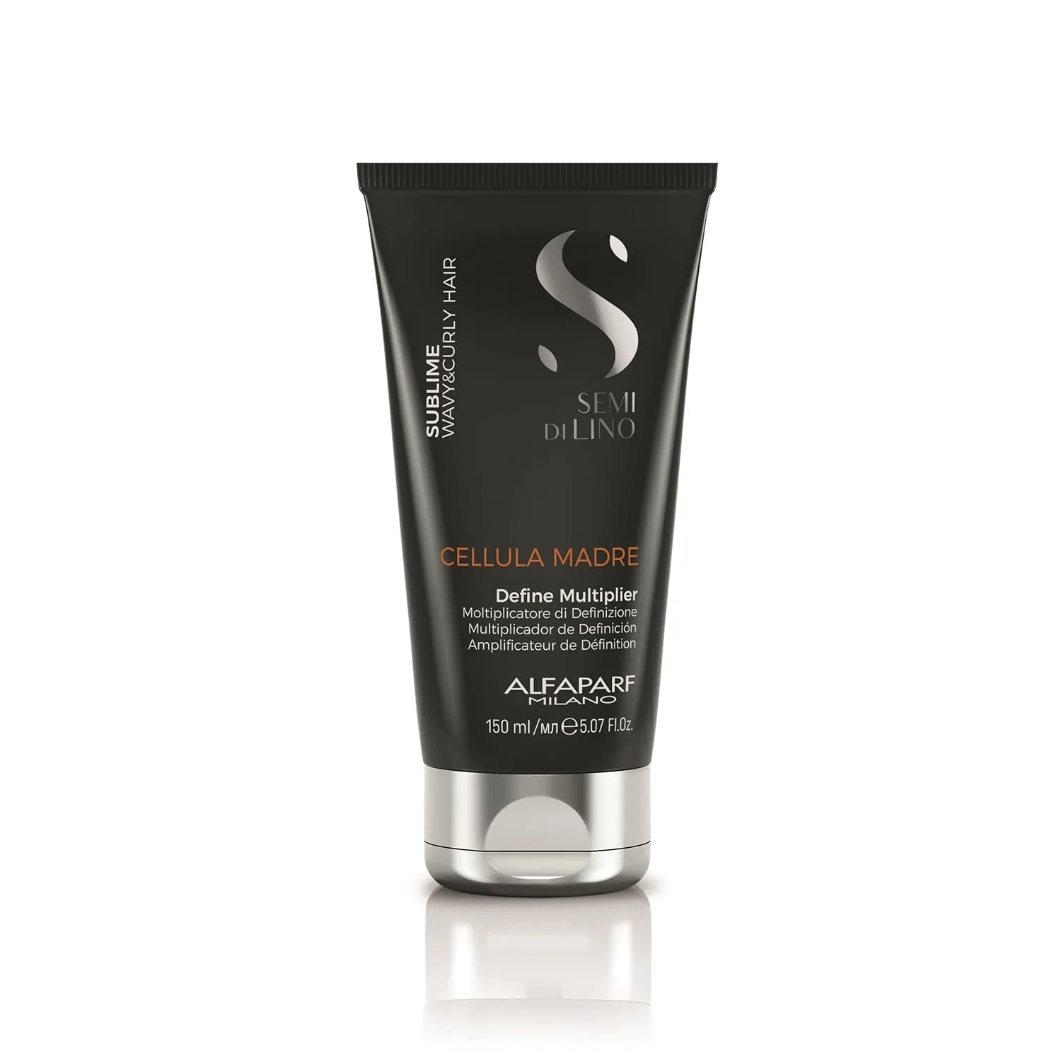 ALFAPARF MILANO Semi di Lino Sublime Cellula Madre Define Multiplier для волнистых и кудрявых волос - добавляет четкость и контроль для здоровых волос, защищает и усиливает косметический цвет (150 мл)