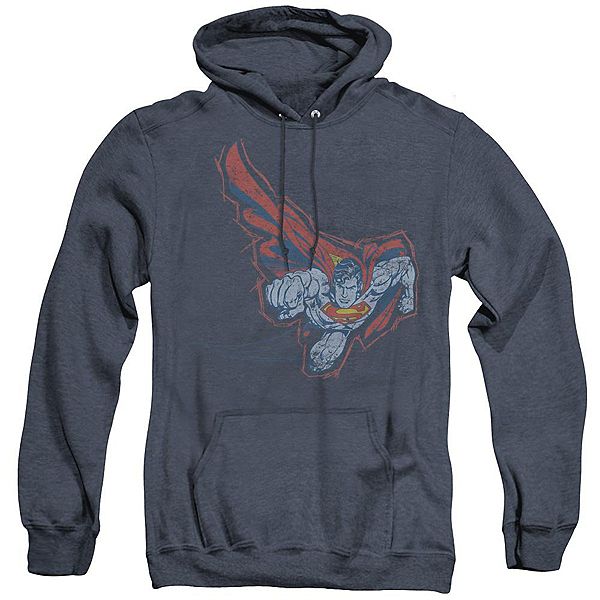 

Толстовка с капюшоном Superman scribble & soar adult heather Licensed Character