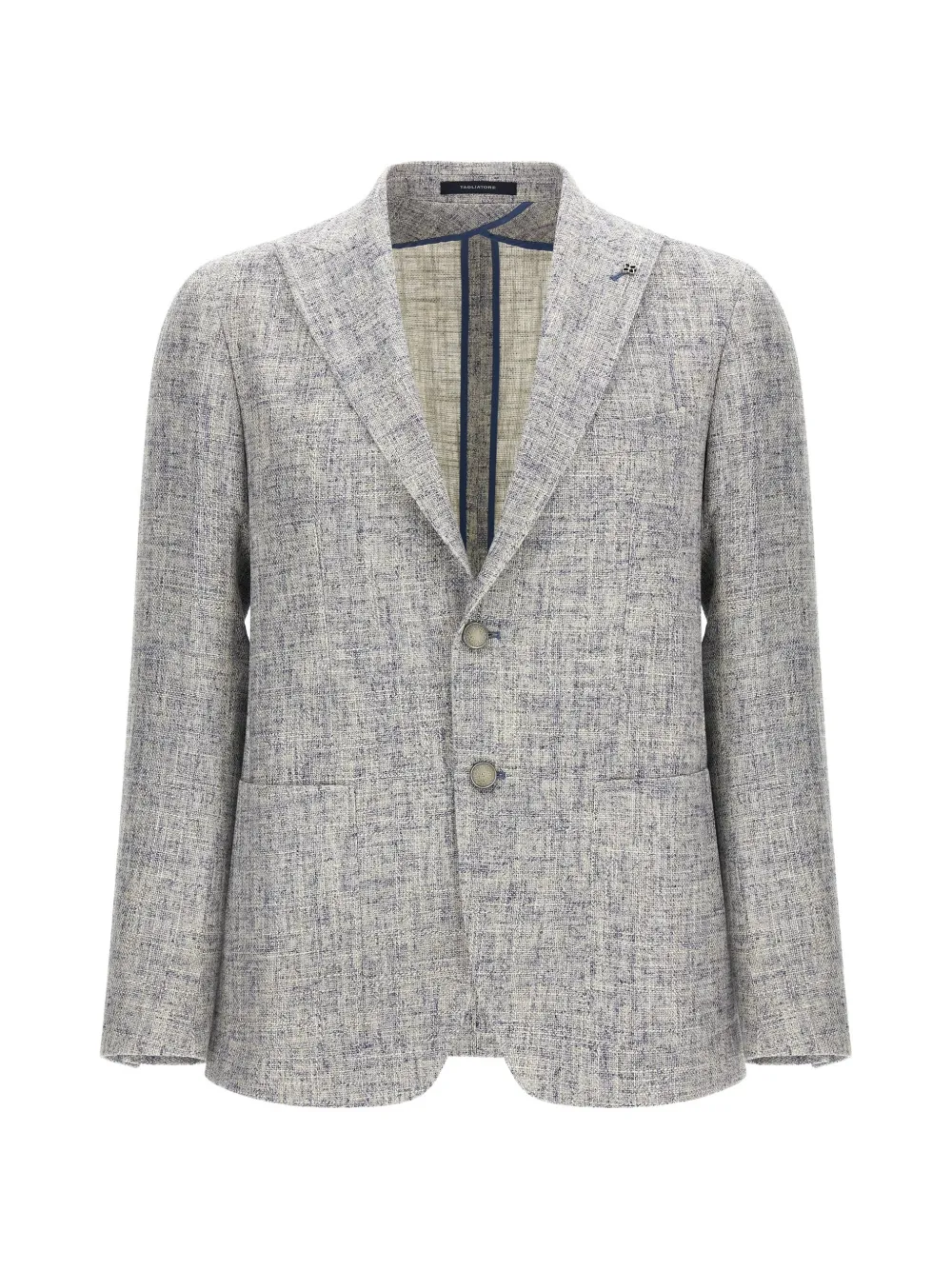 

Однобортный пиджак с заостренными лацканами Tagliatore, серый