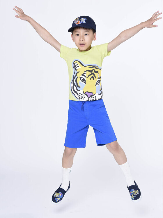 

Футболка стандартного кроя Kenzo Kids, желтый