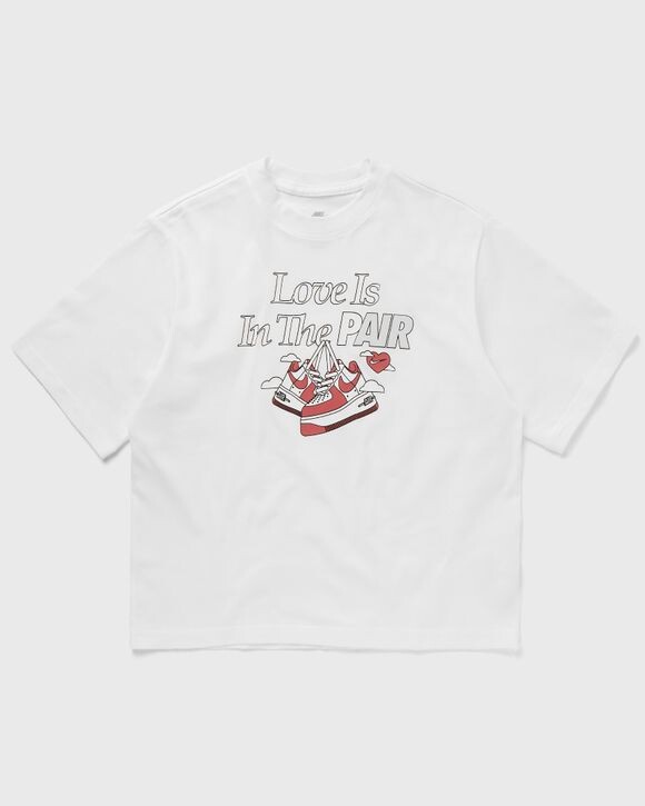 

Топ Nike Wmns Sportswear Oc 1 Boxy Valnetines Day Tee, цвет white/white/adobe