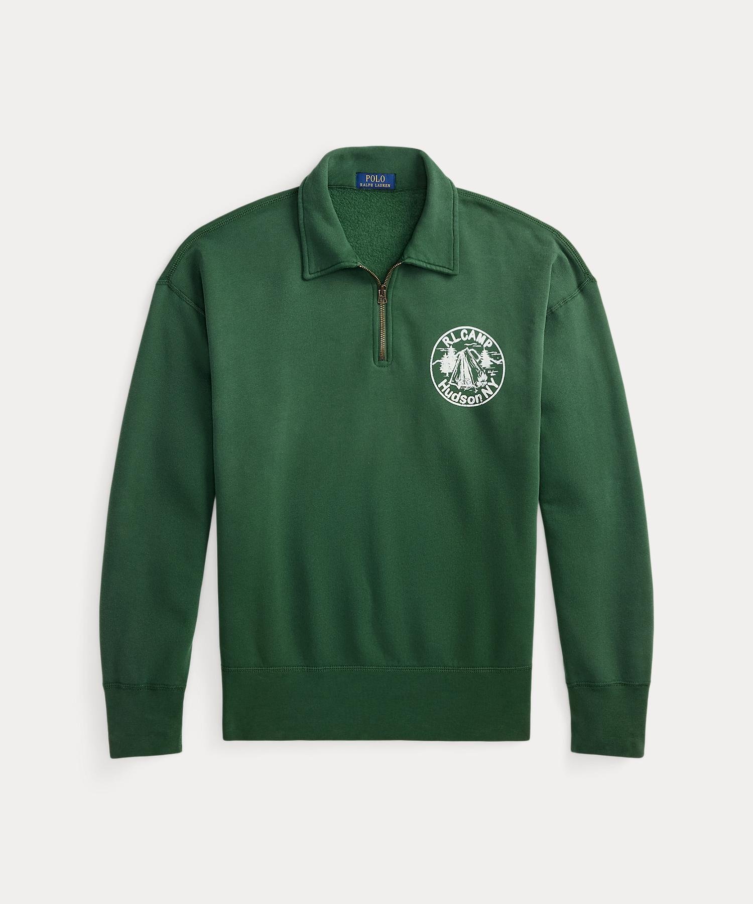 Винтажная толстовка с цветным графическим принтом Polo Ralph Lauren, 300 Green