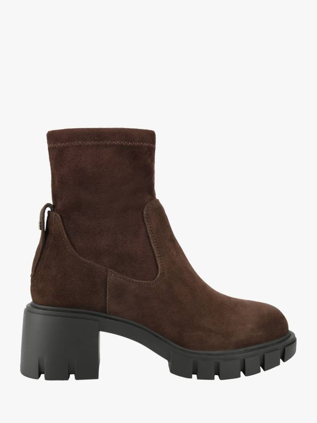 Ботинки True Sock Suede на щиколотку KG Kurt Geiger, Brown