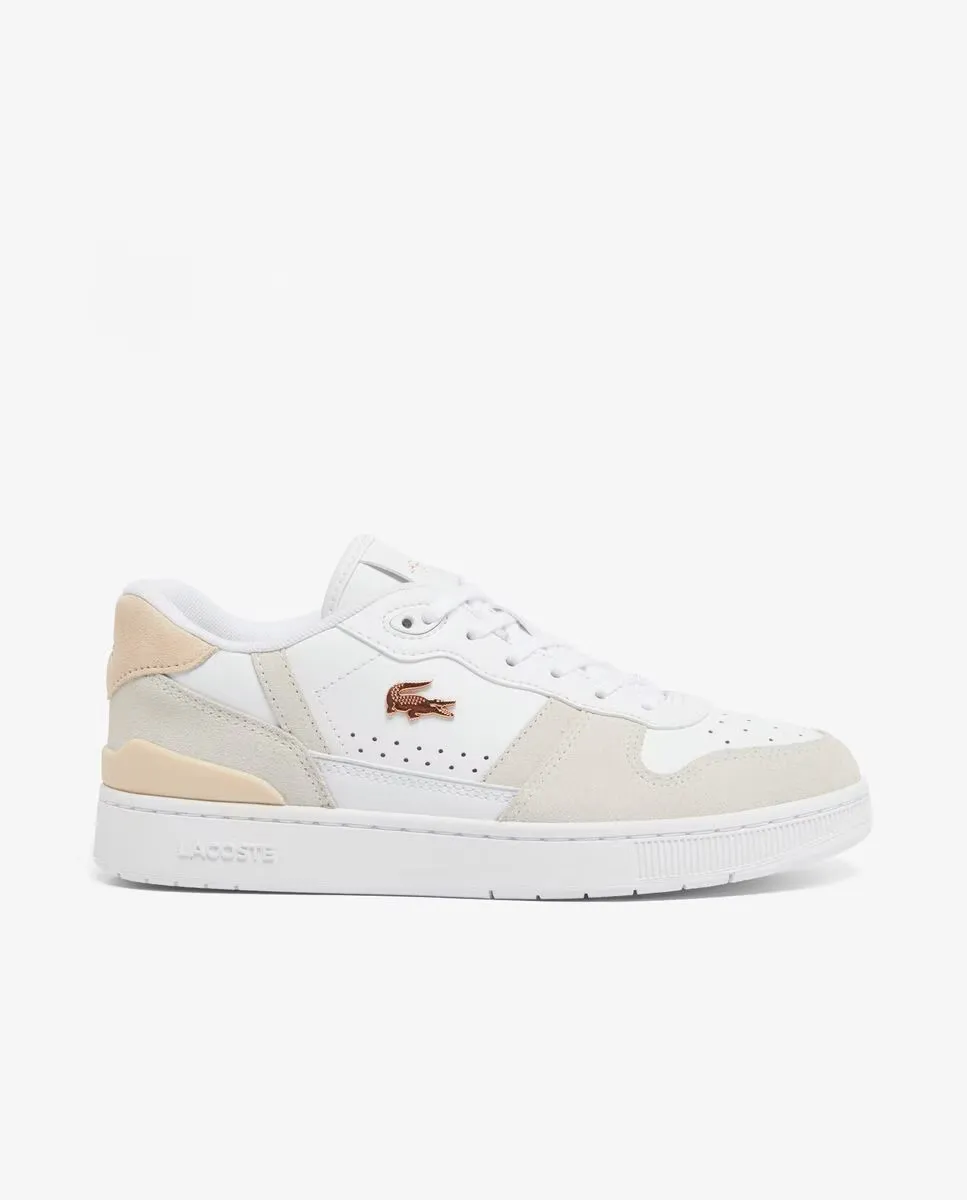 Женские кроссовки T-Clip Set белого цвета Lacoste, белый