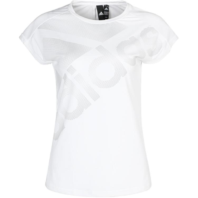 Adidas Футболка Women's White Crew Neck Moderate — фото 3