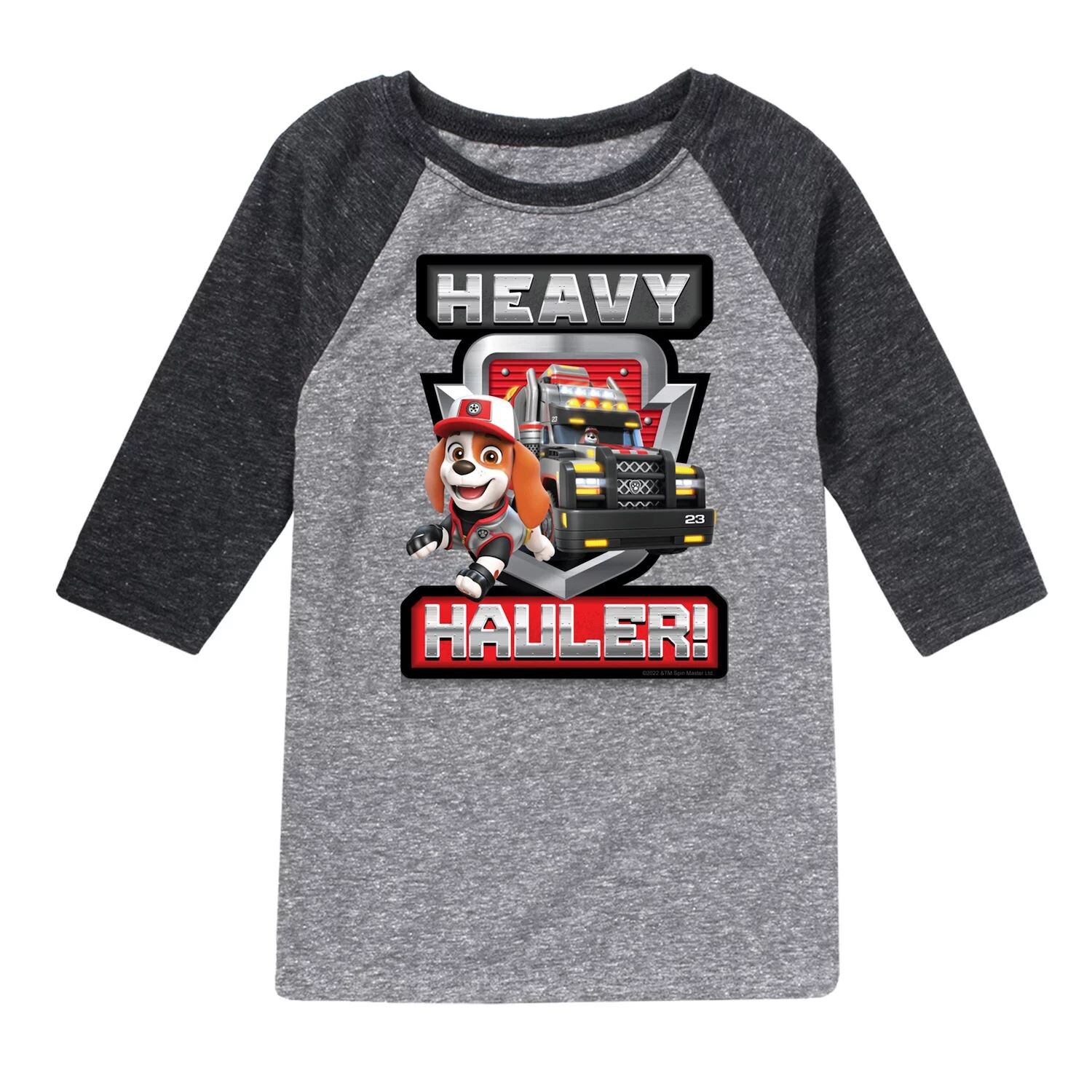 

Футболка реглан с рисунком «Heavy Hauler» для мальчиков 8–20 лет Paw Patrol Licensed Character