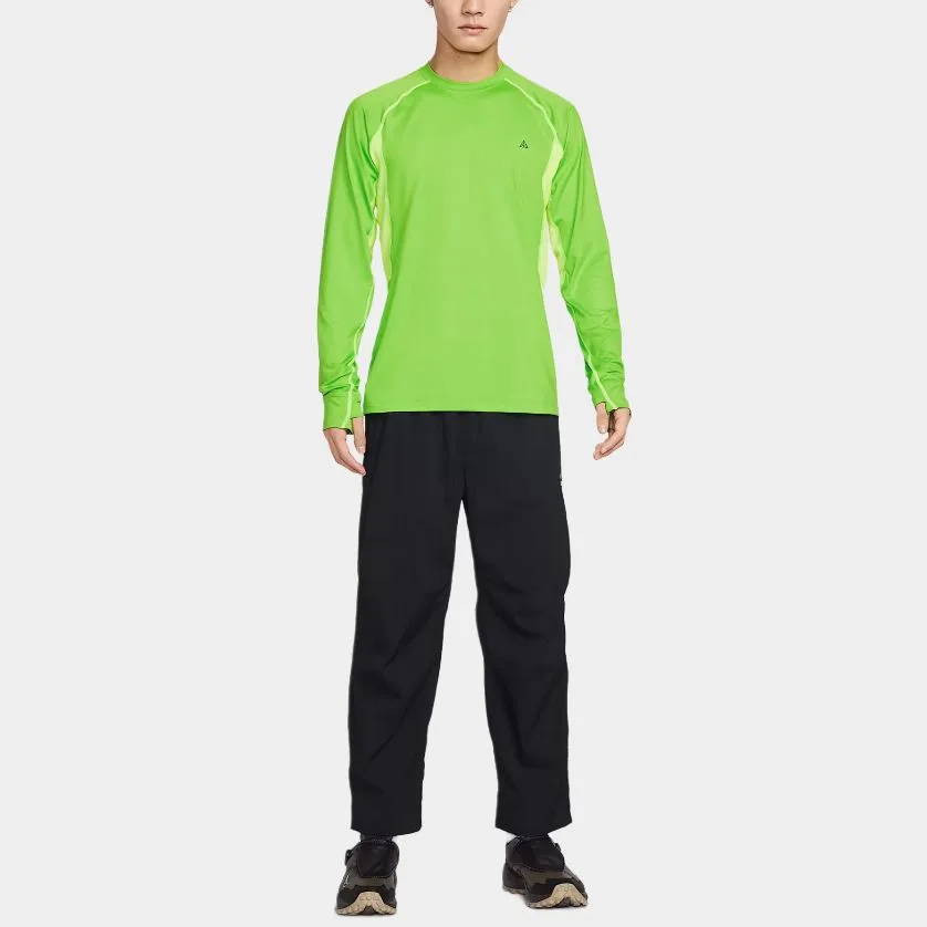 Футболка мужская ACG Quick Dry Nike, Bright Green/Neon Ice Yellow/Fir Green/Black — фото 3