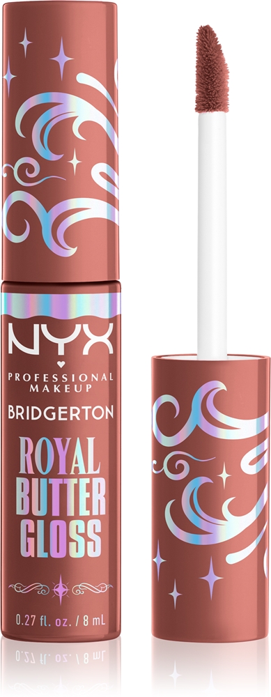 

Блеск для губ Bridgerton Royal Butter Gloss Nyx Professional Makeup, atspalvis 02 praline 8 мл