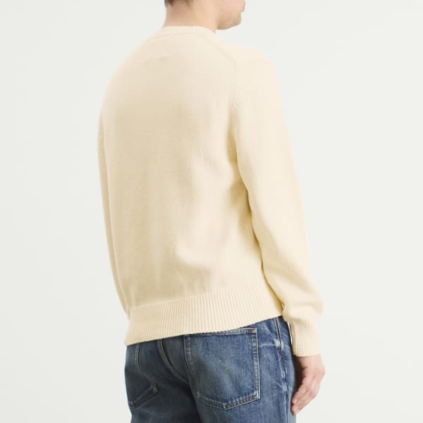 Джемпер с круглым вырезом из фактурного хлопка Jil Sander, Piuma — фото 3