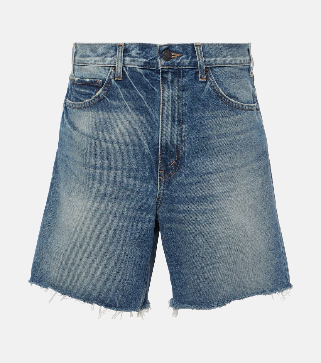

Шорты джинсовые заниженные Russel Nili Lotan, Summer Wash