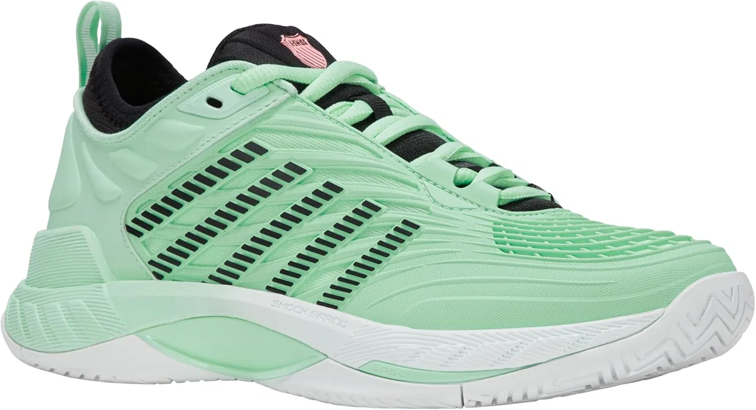 Теннисная обувь K-Swiss Hypercourt Supreme 2, Neon Mint/Black/White — фото 2