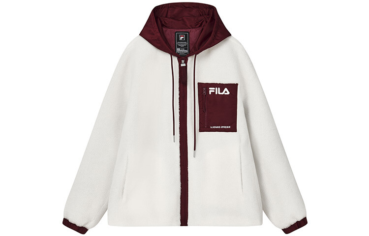 

Бархатная куртка мужская Cloud White Fila, цвет Cloud White
