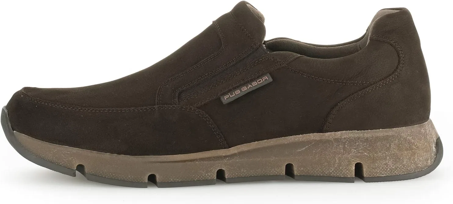 Мужские низкие туфли Pius Gabor, без шнурков, со сменной стелькой и подошвой Superflex, Mocha Brown — фото 2