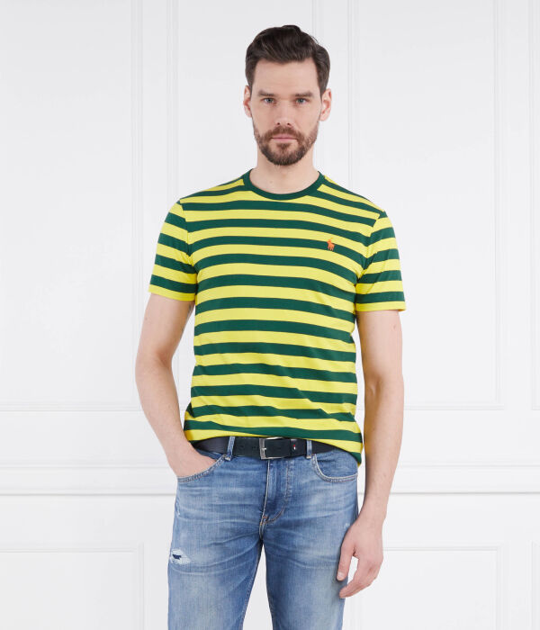 Футболки Custom slim fit Polo Ralph Lauren, желтый — фото 3