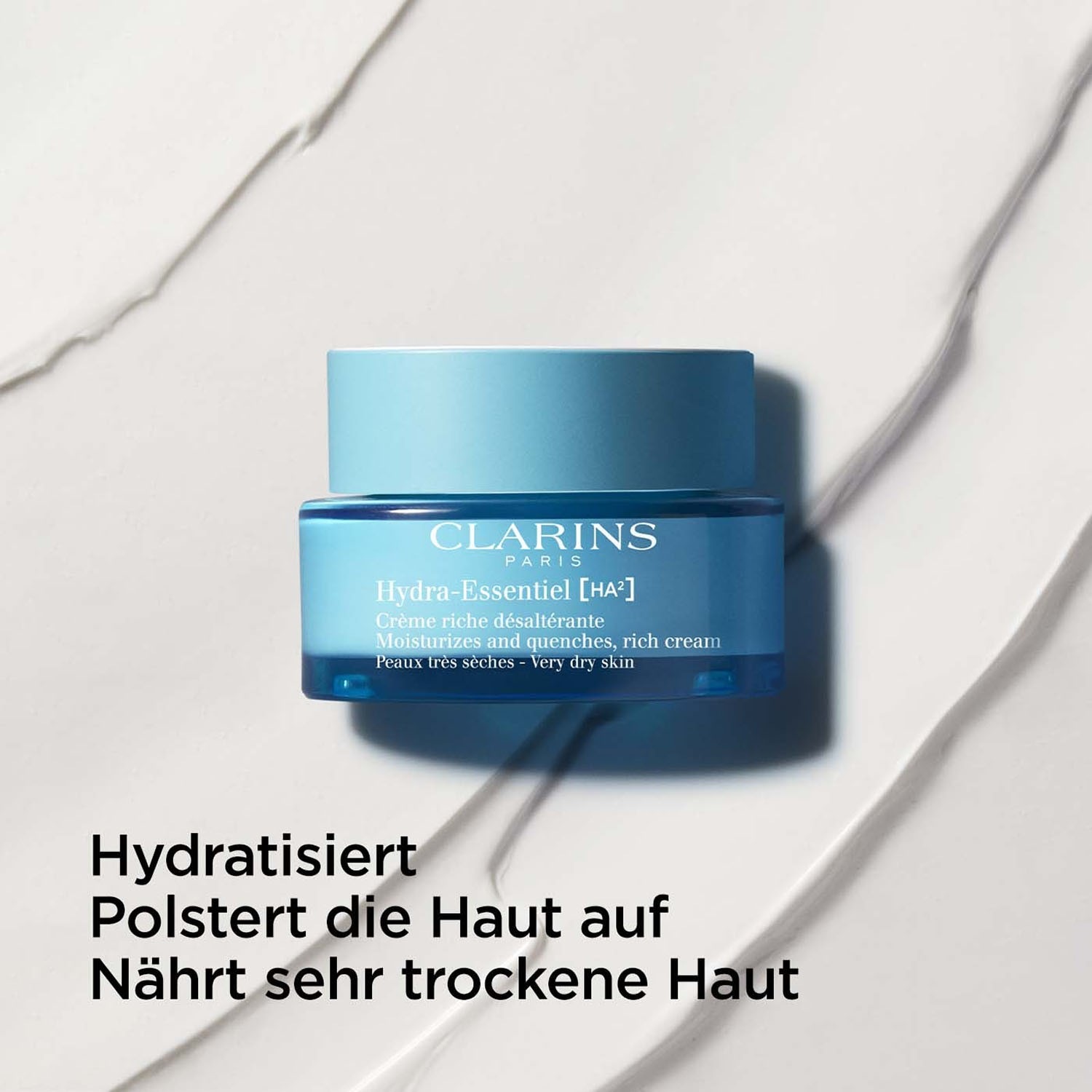Крем для лица Clarins — Hydra-essentiel ha² hydra-essentiel crème riche désaltérante peaux très sèches , объем, 50 мл — фото 3