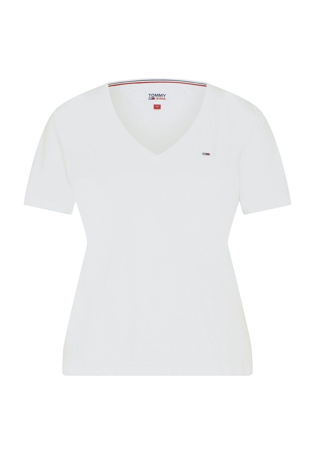 

Женская футболка с V-образным вырезом TOMMY Jeans, цвет Ybr White